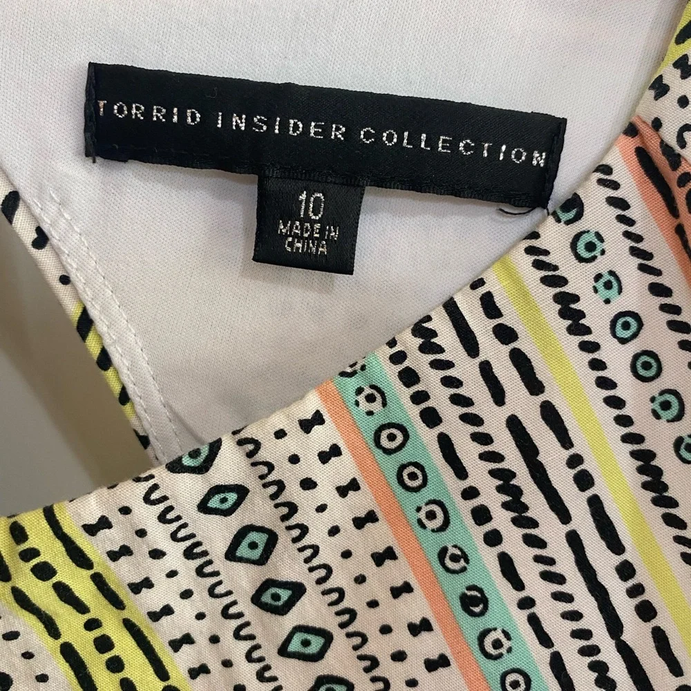 Torrid Multicolor Patterned Dress - Picture 4 of 4